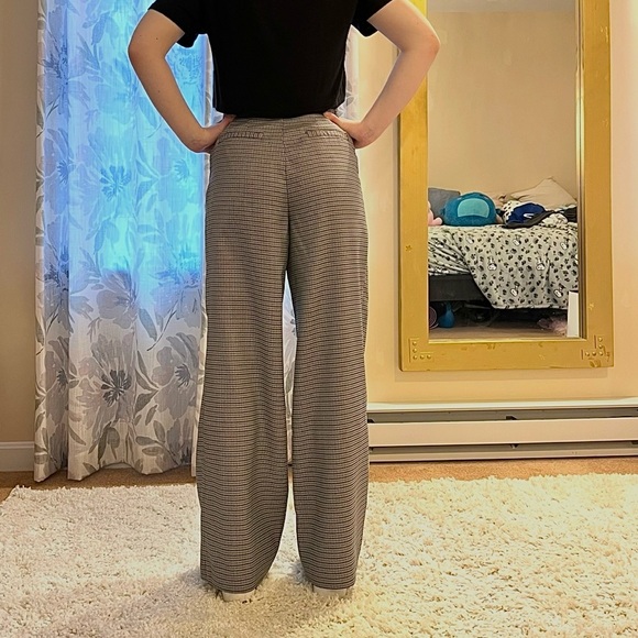 NWT Prologue Houndstooth Pants. 
High Waisted. Wide Leg. Size 2. - Picture 2 of 14